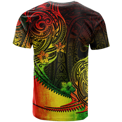 Personalised Polynesian Tribal T-Shirt Unique Reggae Graphic Tee