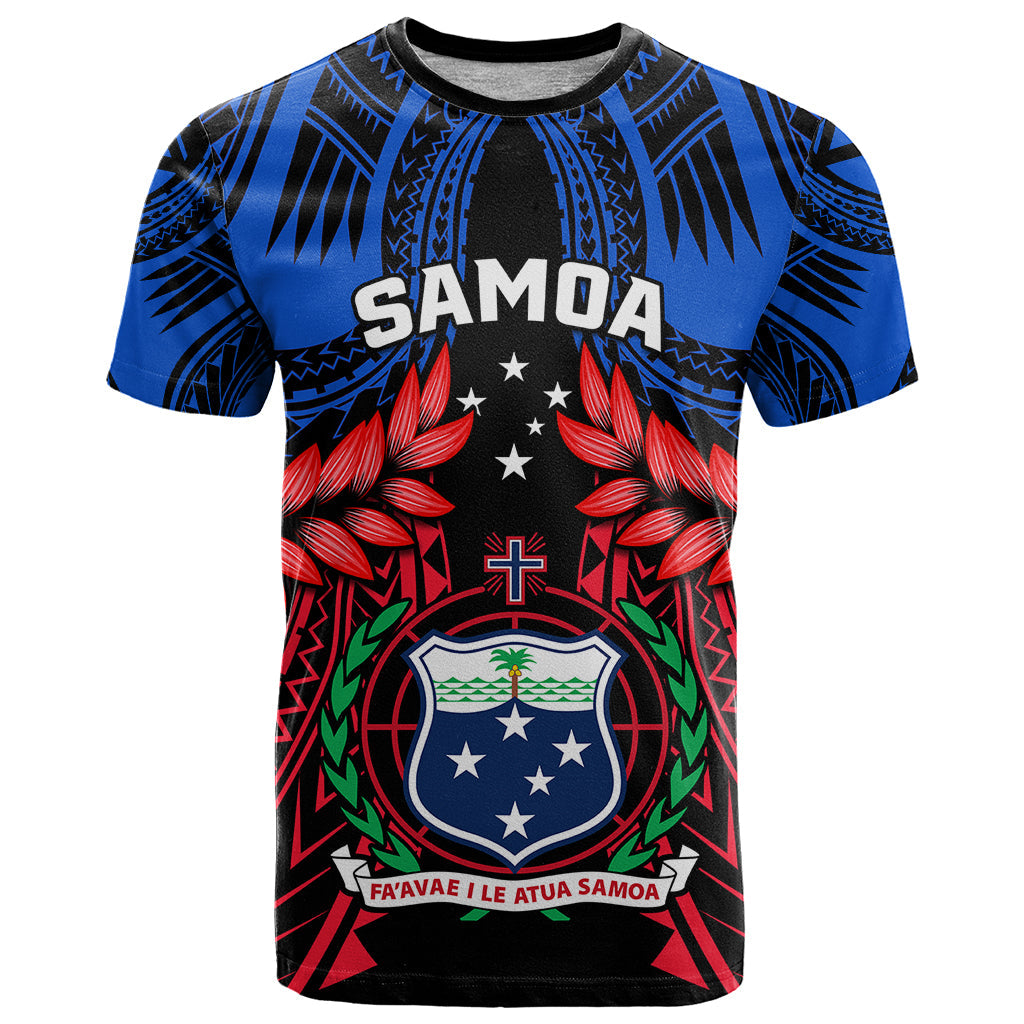 Samoa T-Shirt Heritage Festival Samoan Tattoo With Ula Fala Kava Bowl Graphic Tee