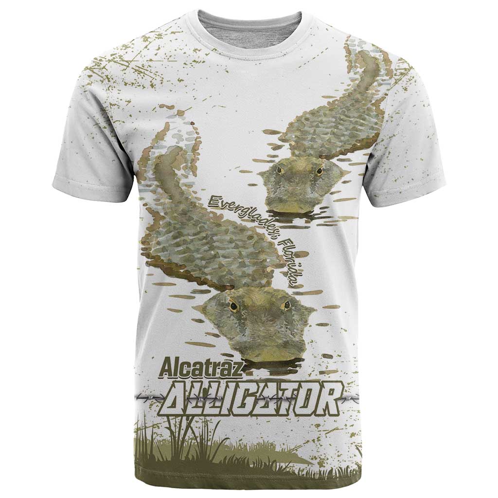 Everglades Florida Alligators T-Shirt Alcatraz Est 2025 Graphic Tee