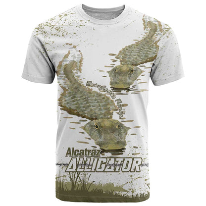 Everglades Florida Alligators T-Shirt Alcatraz Est 2025 Graphic Tee