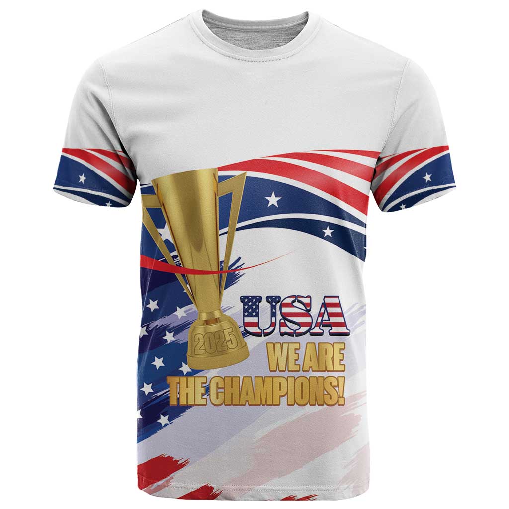 Personalized United States Soccer T-Shirt 2025 USA Champions Graphic Tee