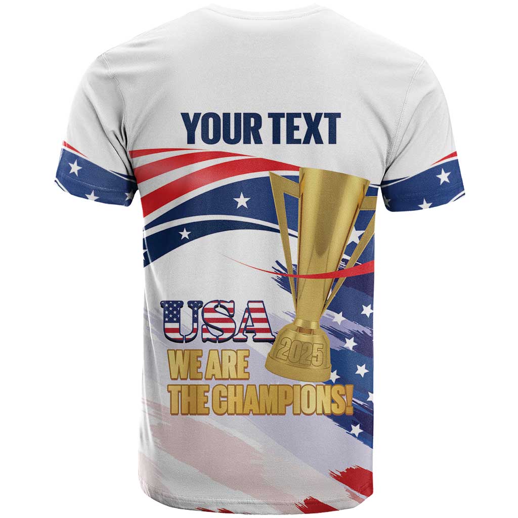 Personalized United States Soccer T-Shirt 2025 USA Champions Graphic Tee