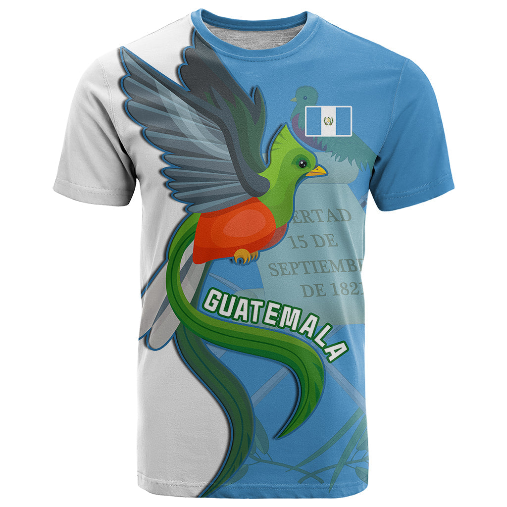 Guatemala Independence Day T-Shirt Guatemalan Quetzal 202st Anniversary Graphic Tee