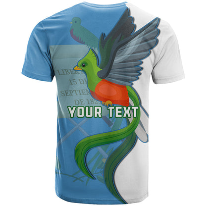 Custom Guatemala Independence Day T-Shirt Guatemalan Quetzal 202st Anniversary Graphic Tee
