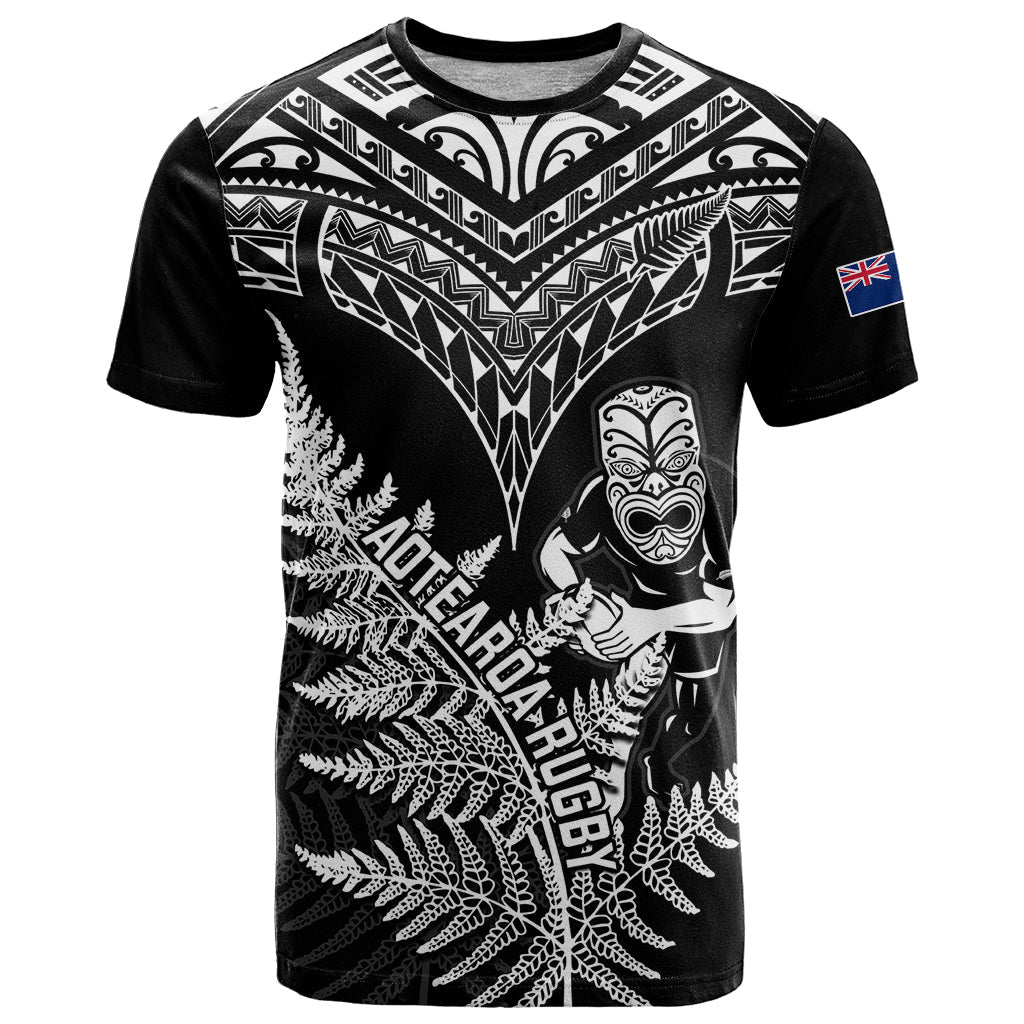 New Zealand Silver Fern Rugby T-Shirt Go All Black World Cup Graphic Tee