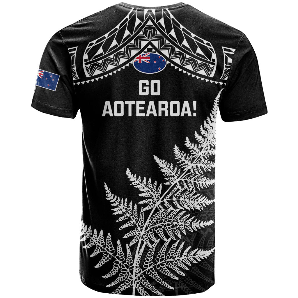 New Zealand Silver Fern Rugby T-Shirt Go All Black World Cup Graphic Tee