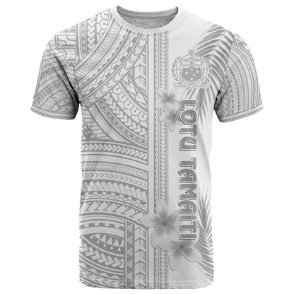 Samoa White Sunday T-Shirt Manuia le Aso Sa o Tamaiti Polynesian Plumeria Graphic Tee