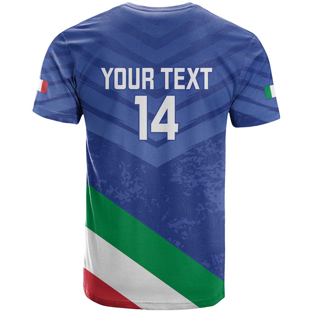 Custom Italy Volleyball T-Shirt 2025 Gli Azzurri Graphic Tee