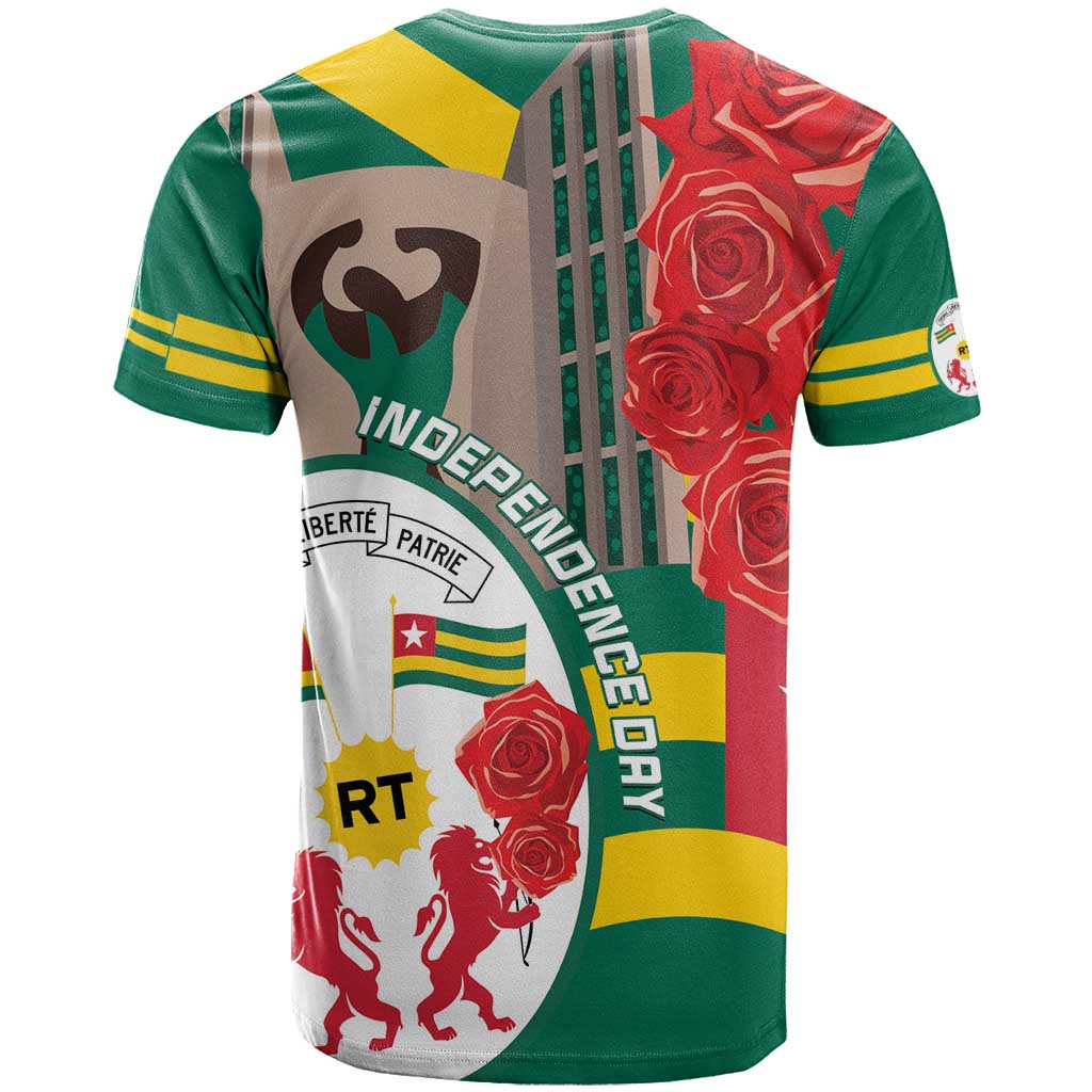 Togo Independence Day T-Shirt Happy April 27th Coat Of Arms Graphic Tee