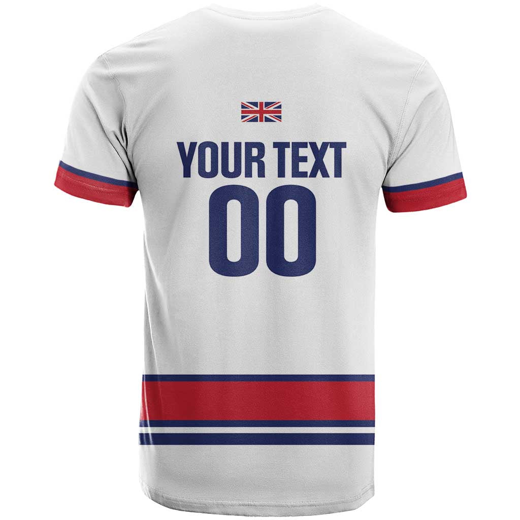 Custom Great Britain Hockey T-Shirt 2025 Go Champions Graphic Tee
