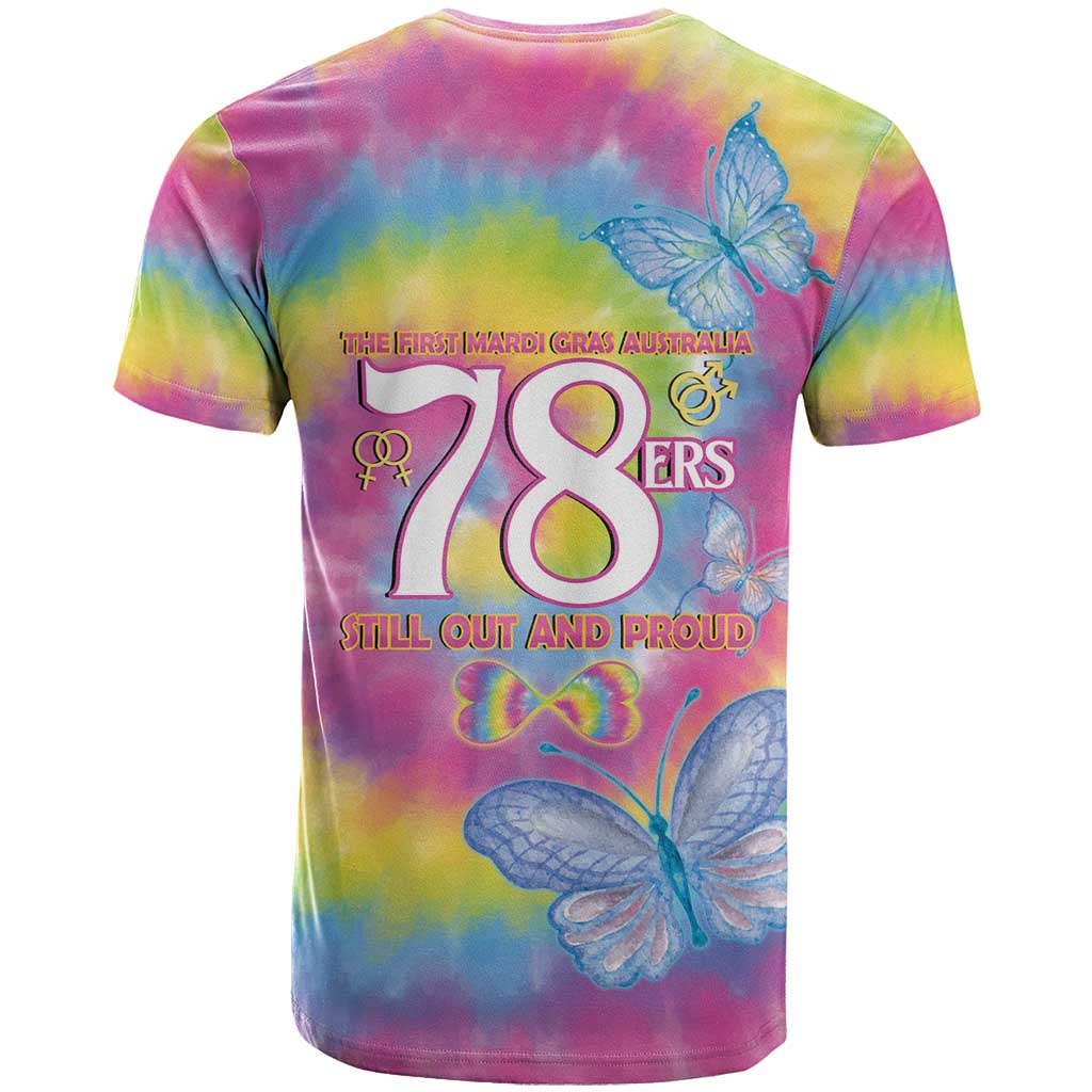 First Sydney Madri Gras Australia T-Shirt 78ers Still Out And Proud Graphic Tee