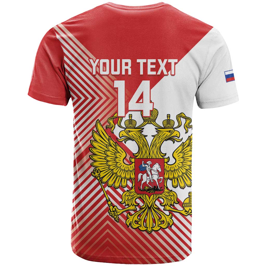 Custom Russia Volleyball T-Shirt Reds Caesar Land Dynamic Style Graphic Tee