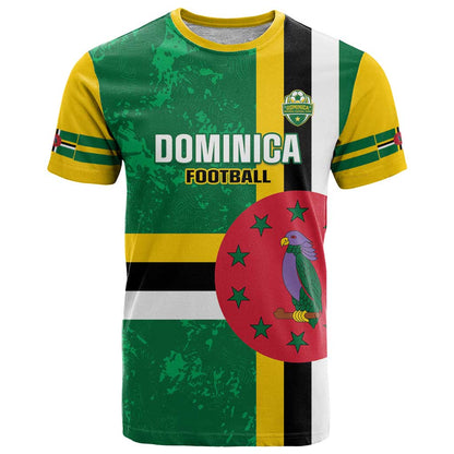 Custom Dominica Football T-Shirt 2025 Go Dominik Graphic Tee