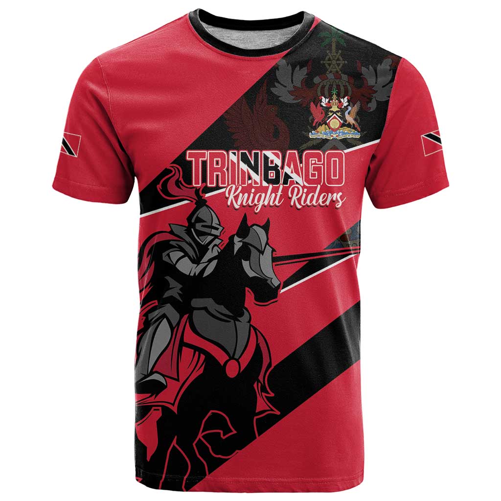 Custom Trinidad and Tobago Cricket T-Shirt Come On Trinbago Knight Riders Graphic Tee