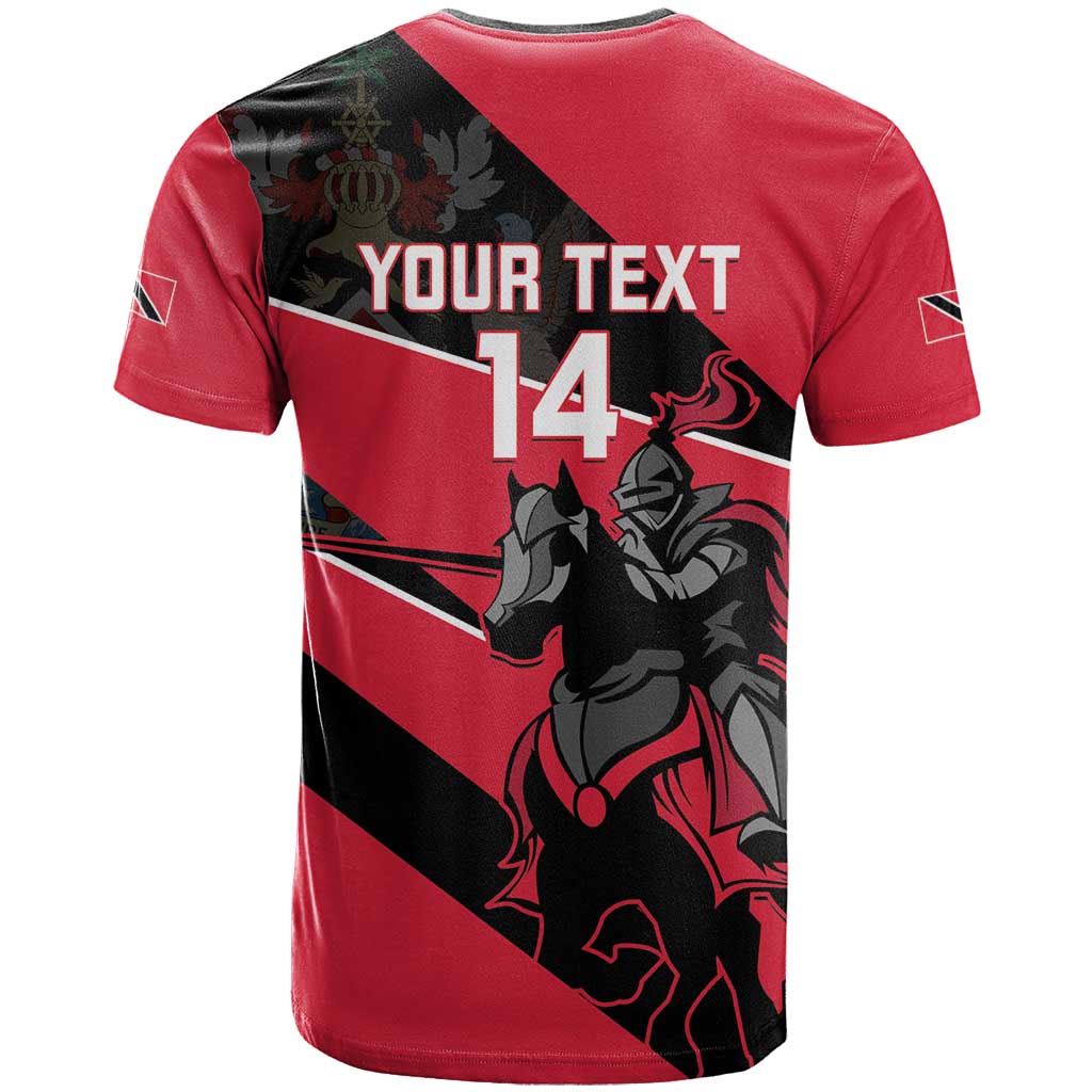 Custom Trinidad and Tobago Cricket T-Shirt Come On Trinbago Knight Riders Graphic Tee