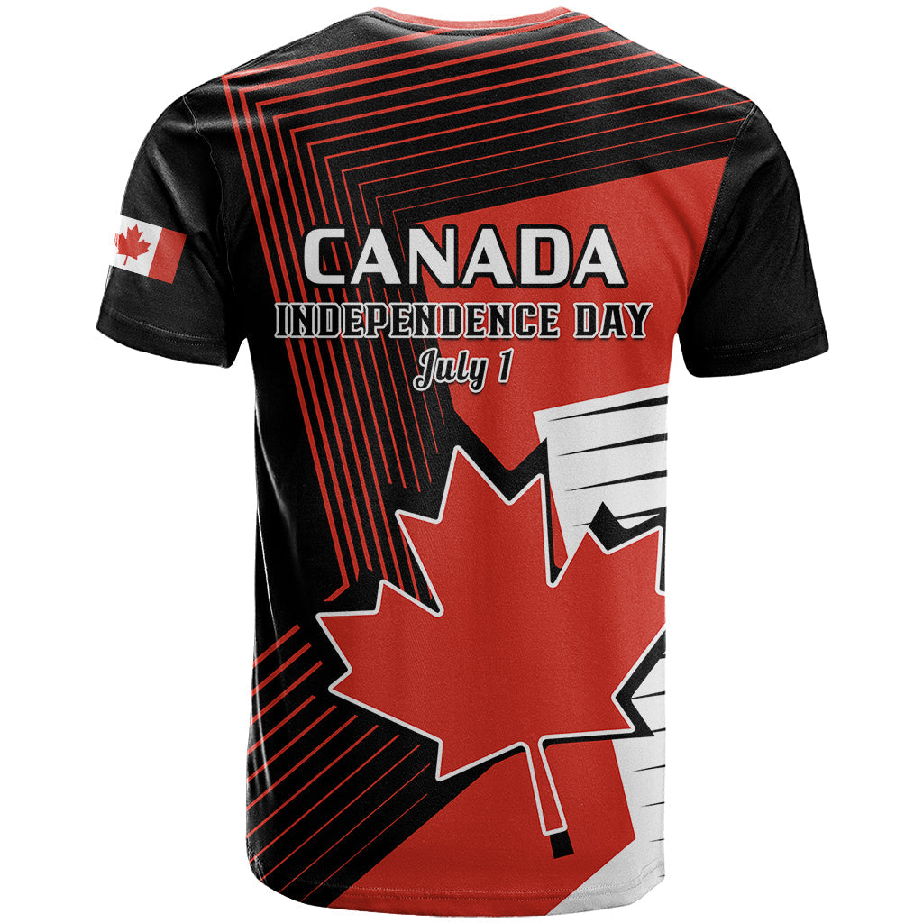 July 1 Canada T-Shirt Independence Day with Canadian Maple Leaf Graphic Tee