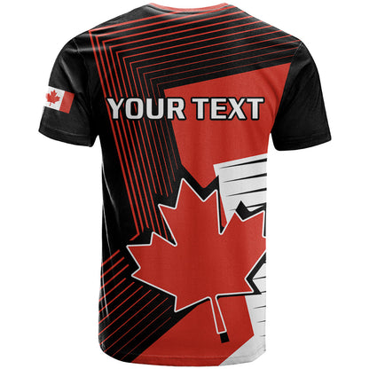Personalised July 1 Canada T-Shirt Independence Day with Canadian Maple Leaf Graphic Tee