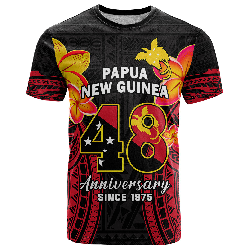 Personalised Independence PNG T-Shirt Papua New Guinea Since 1975 Graphic Tee