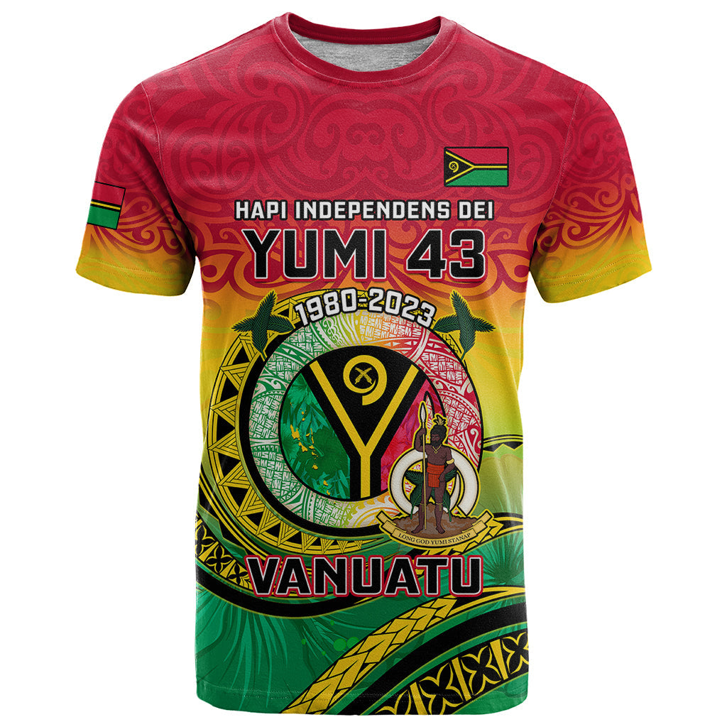 Vanuatu T-Shirt Yumi 43 Hapi Independens Dei Graphic Tee