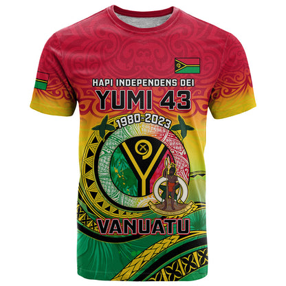 Vanuatu T-Shirt Yumi 43 Hapi Independens Dei Graphic Tee