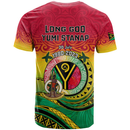 Vanuatu T-Shirt Yumi 43 Hapi Independens Dei Graphic Tee