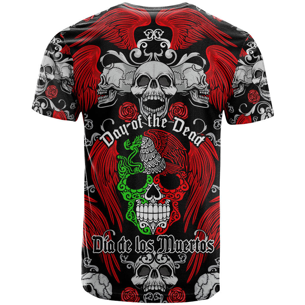Mexico Day Of The Dead T-Shirt Mexican Sugar Skull Dia de los Muertos Graphic Tee