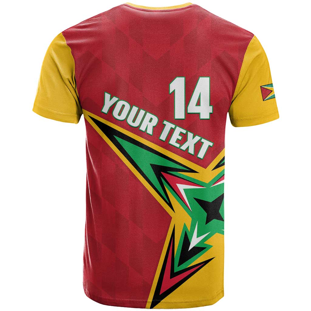 Custom Guyana Cricket T-Shirt Go Champions Amazon Warriors Graphic Tee