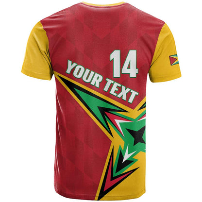Custom Guyana Cricket T-Shirt Go Champions Amazon Warriors Graphic Tee