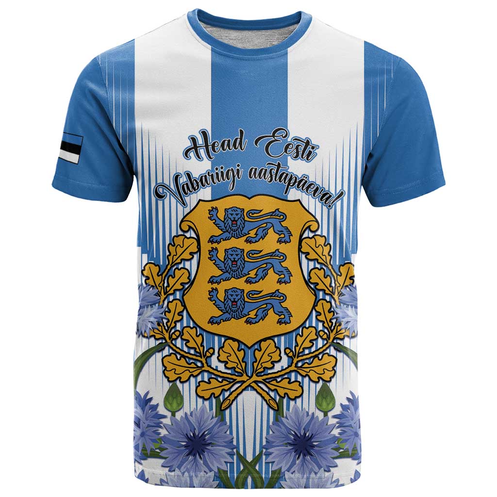 Estonia Independence Day T-Shirt Head Eesti Vabariigi Aastapaeva! Graphic Tee