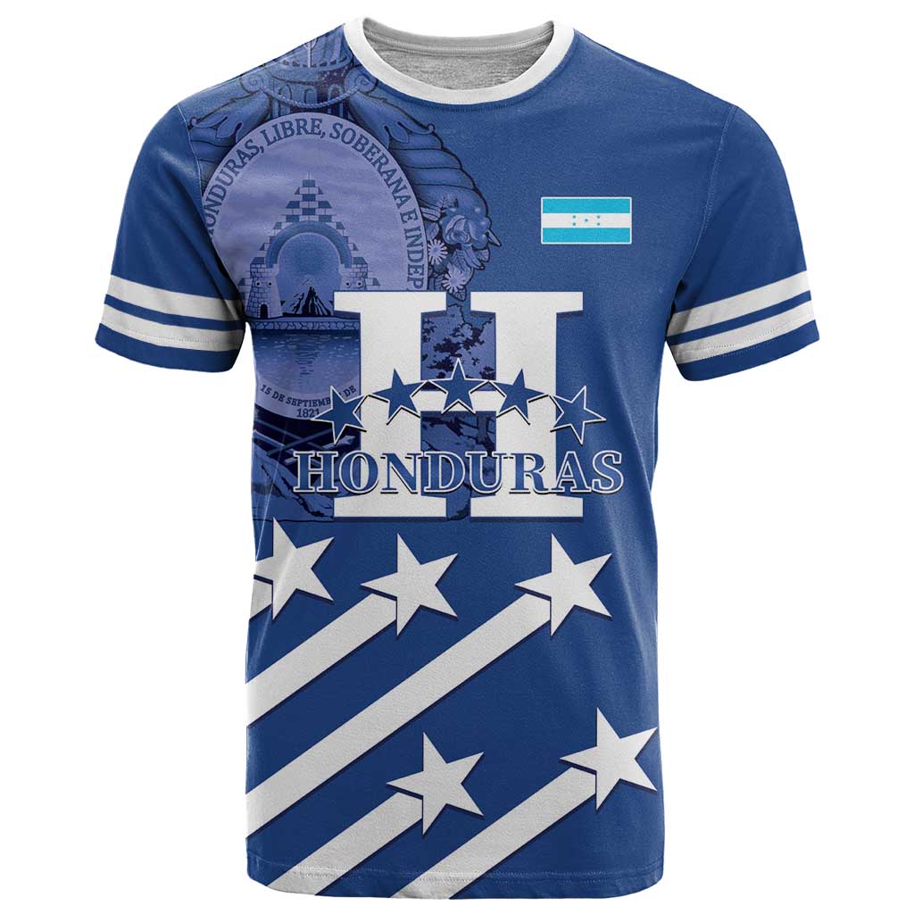 Custom Honduras Football T-Shirt 2025 Vamos Los Catrachos Graphic Tee