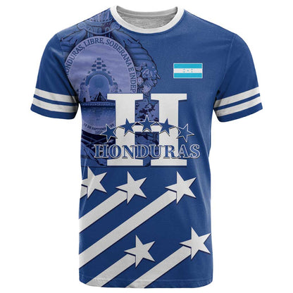 Custom Honduras Football T-Shirt 2025 Vamos Los Catrachos Graphic Tee