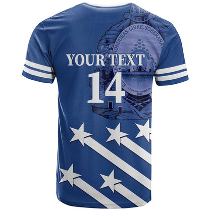 Custom Honduras Football T-Shirt 2025 Vamos Los Catrachos Graphic Tee
