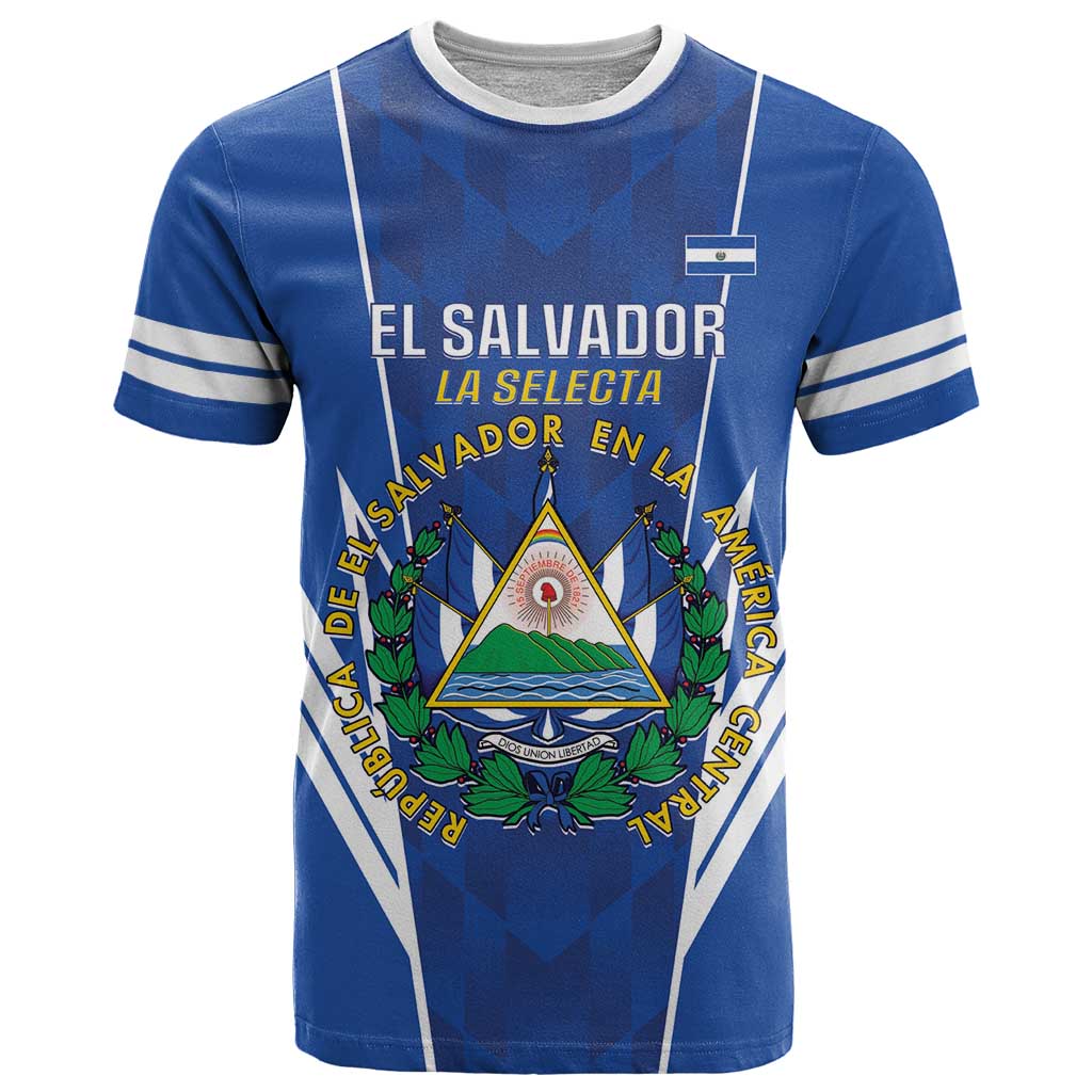 Custom El Salvador Football T-Shirt 2025 Vamos La Selecta Graphic Tee
