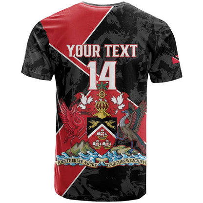 Custom Trinidad and Tobago Football T-Shirt 2025 Go Soca Warriors Graphic Tee