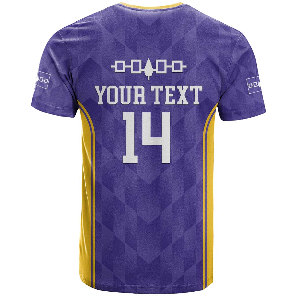 Custom Haudenosaunee Lacrosse T-Shirt 2025 Go Nationals Graphic Tee