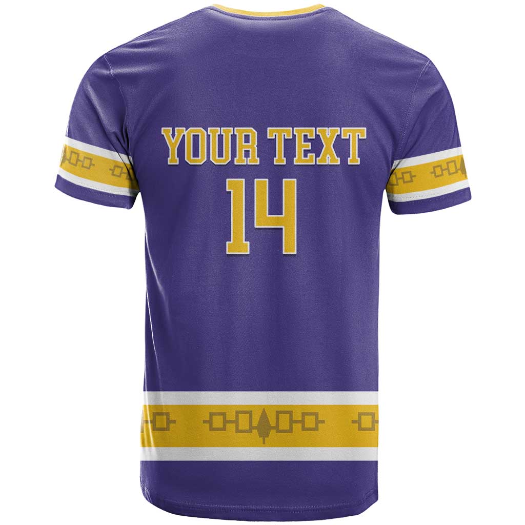 Custom Iroquois Lacrosse T-Shirt Haudenosaunee Nationals Graphic Tee