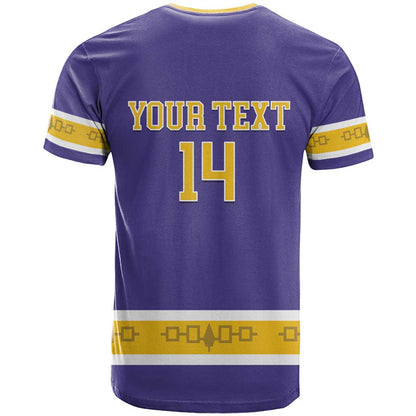 Custom Iroquois Lacrosse T-Shirt Haudenosaunee Nationals Graphic Tee