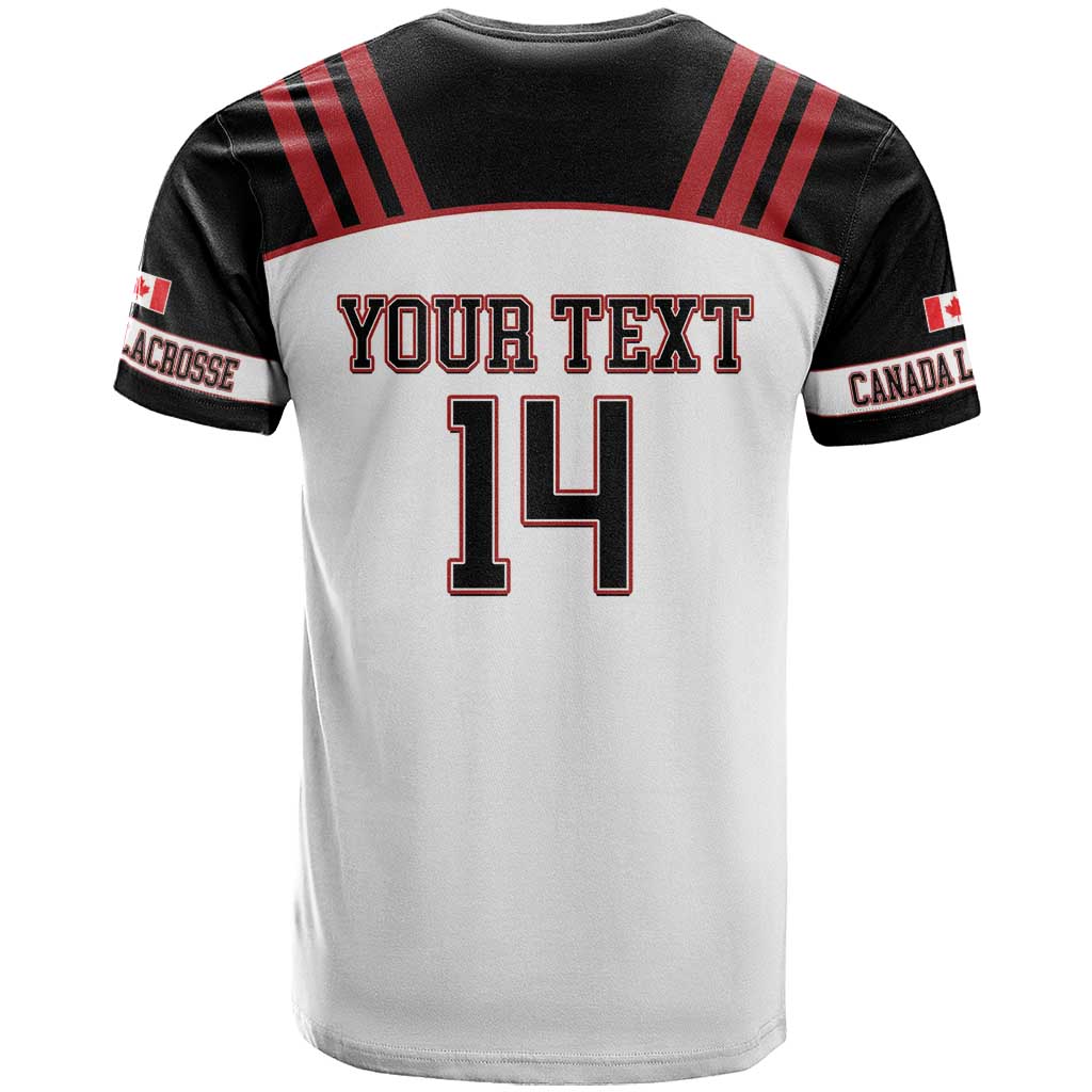 Custom Canada Lacrosse T-Shirt Go Champions Maple Leaf Graphic Tee
