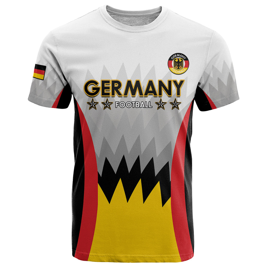 Custom Germany Football T-Shirt 2024 Nationalelf - White Version Graphic Tee