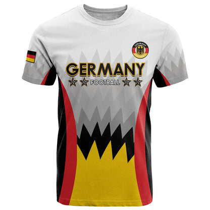 Custom Germany Football T-Shirt 2024 Nationalelf - White Version Graphic Tee
