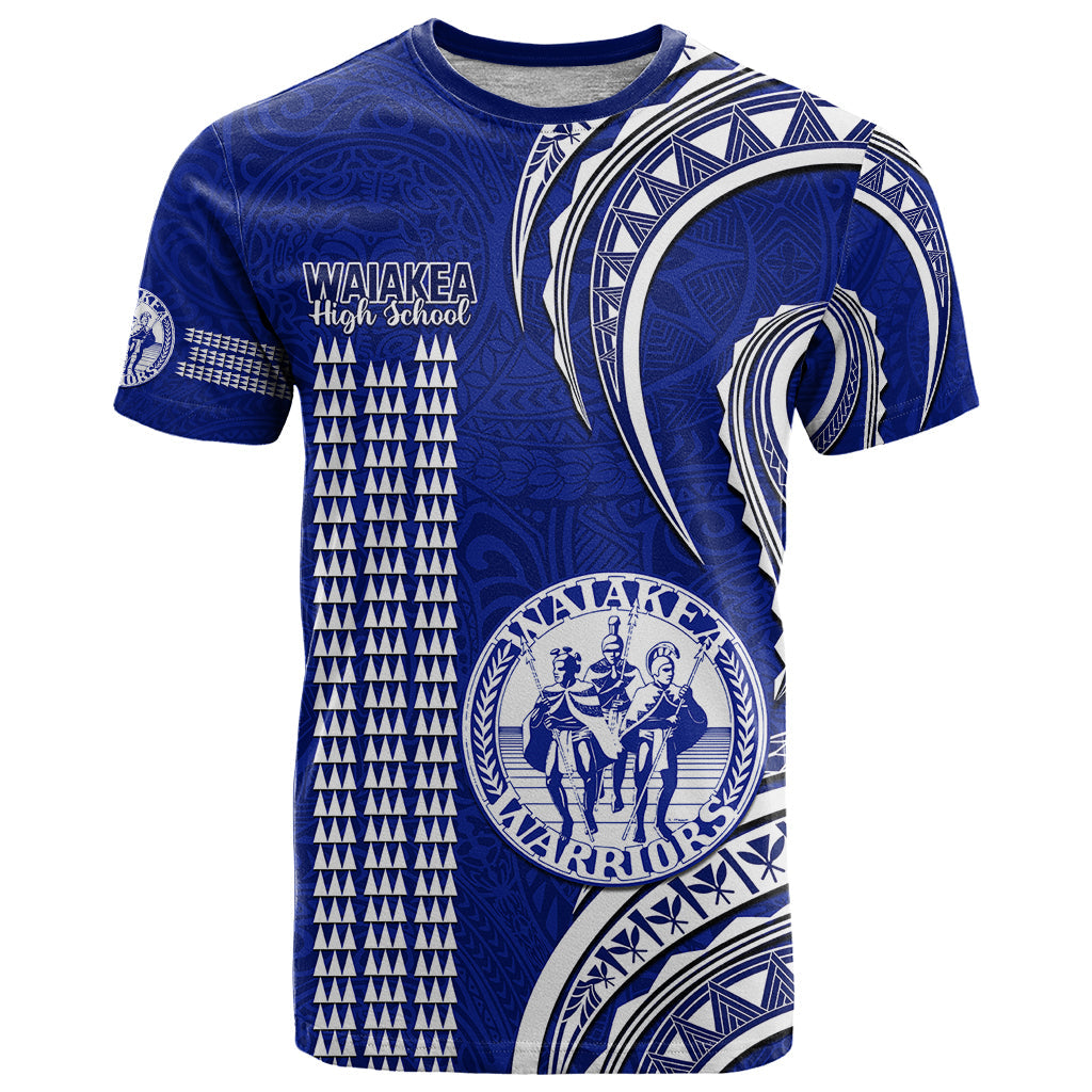 Hawaii Waiakea High School T-Shirt Polynesian Kakau Pattern Graphic Tee