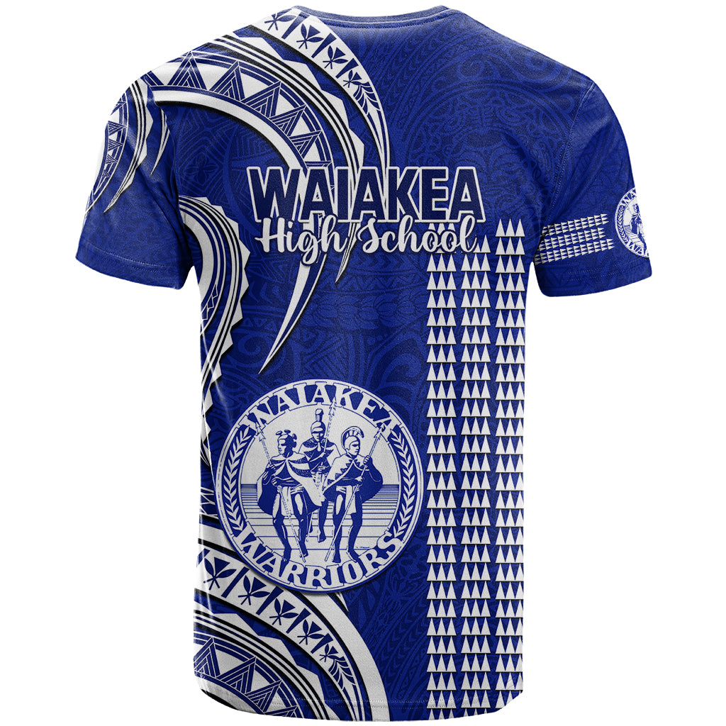 Hawaii Waiakea High School T-Shirt Polynesian Kakau Pattern Graphic Tee