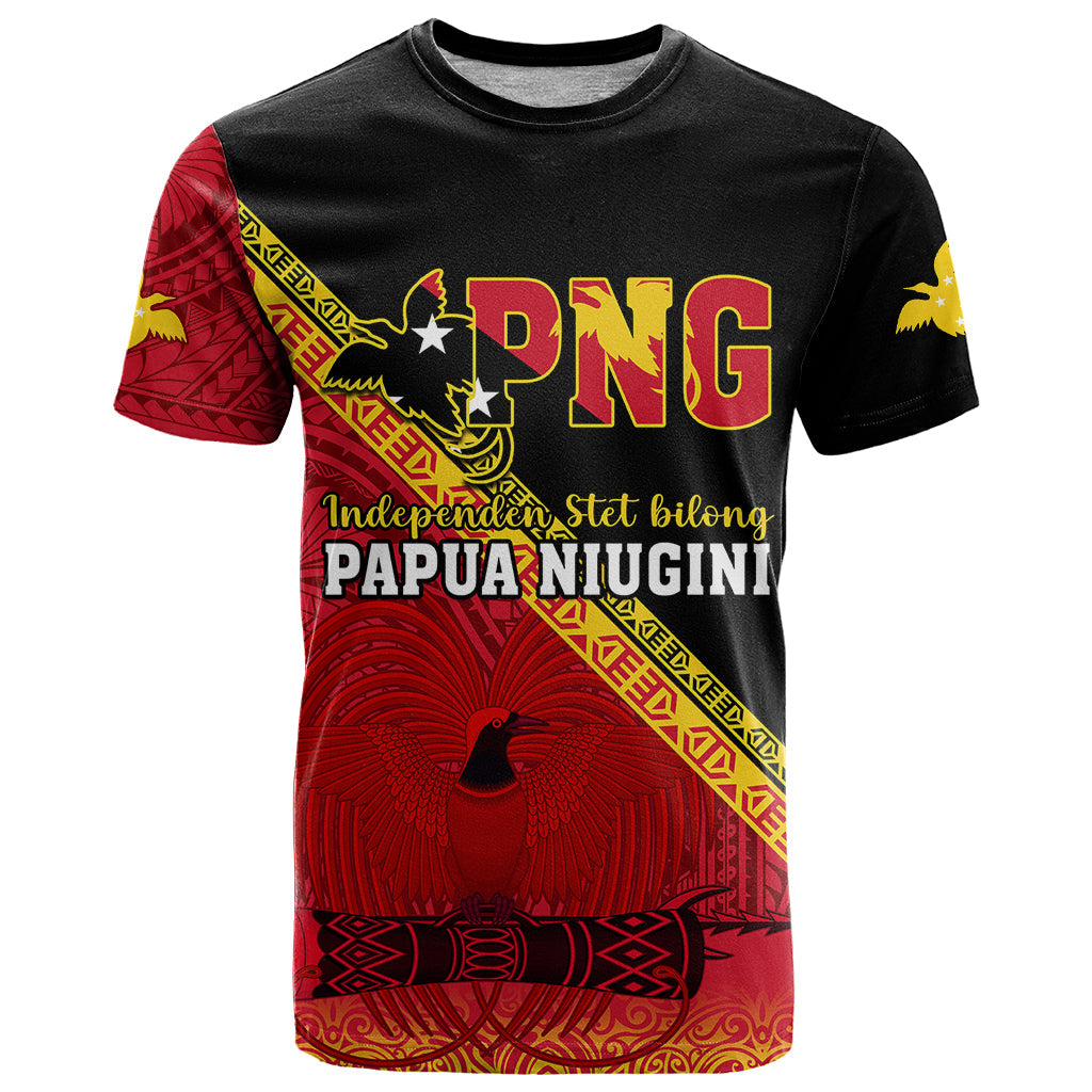 Papua New Guinea T-Shirt Independen Stet bilong Papua Niugini Unique Version Graphic Tee