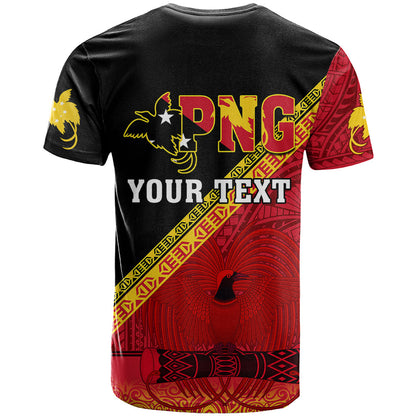 Presonalised Papua New Guinea T-Shirt Independen Stet bilong Papua Niugini Unique Version Graphic Tee