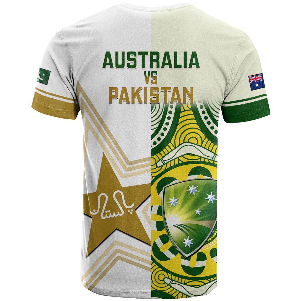 Australia And Pakistan Cricket T-Shirt Boxing Day Test Aussie With Shaheens Graphic Tee