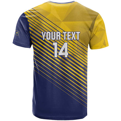 Custom Turks and Caicos Islands Football T-Shirt 2025 Go Champions Graphic Tee