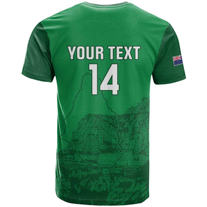 Custom Montserrat Football T-Shirt 2025 Go Emerald Boys Graphic Tee