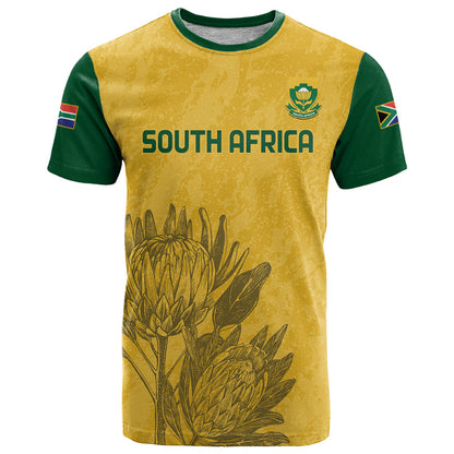Custom South Africa Soccer T-Shirt Go Banyana Banyana Proteas Graphic Tee