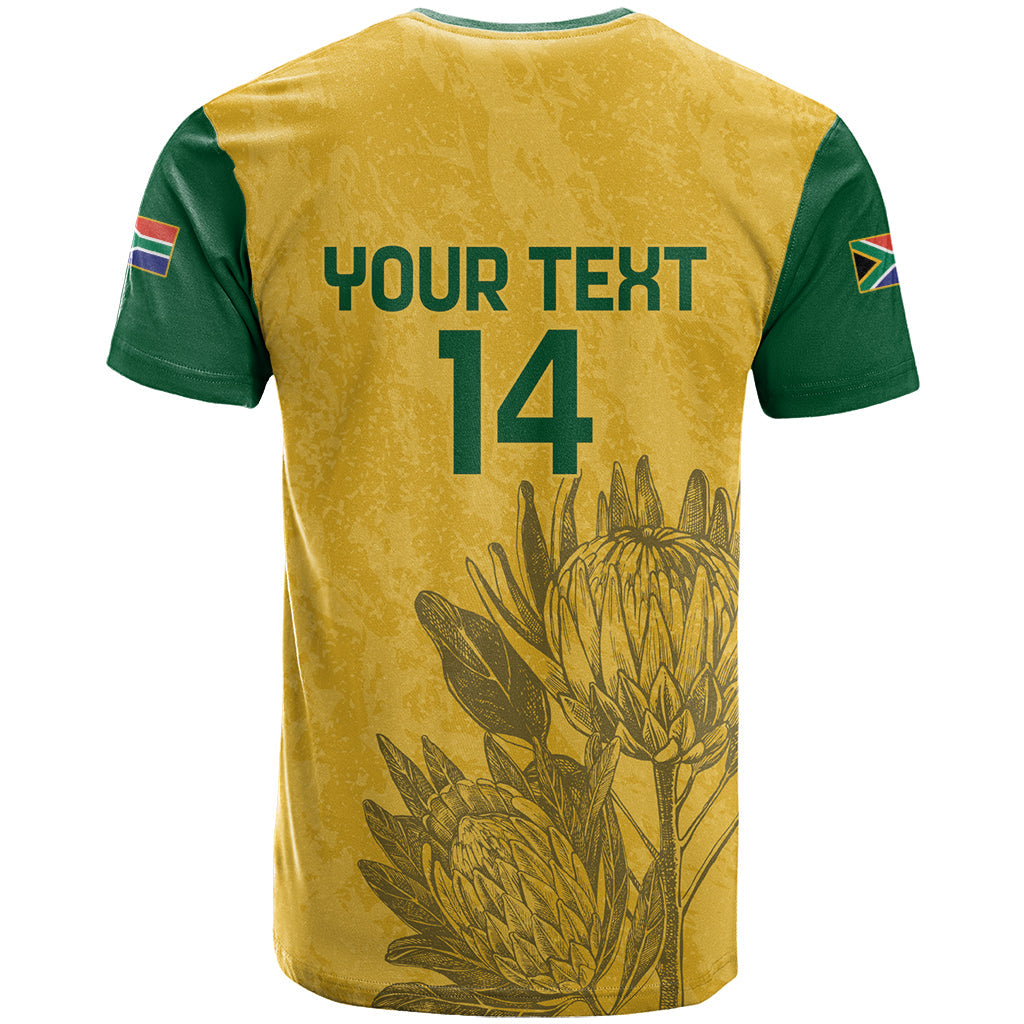Custom South Africa Soccer T-Shirt Go Banyana Banyana Proteas Graphic Tee