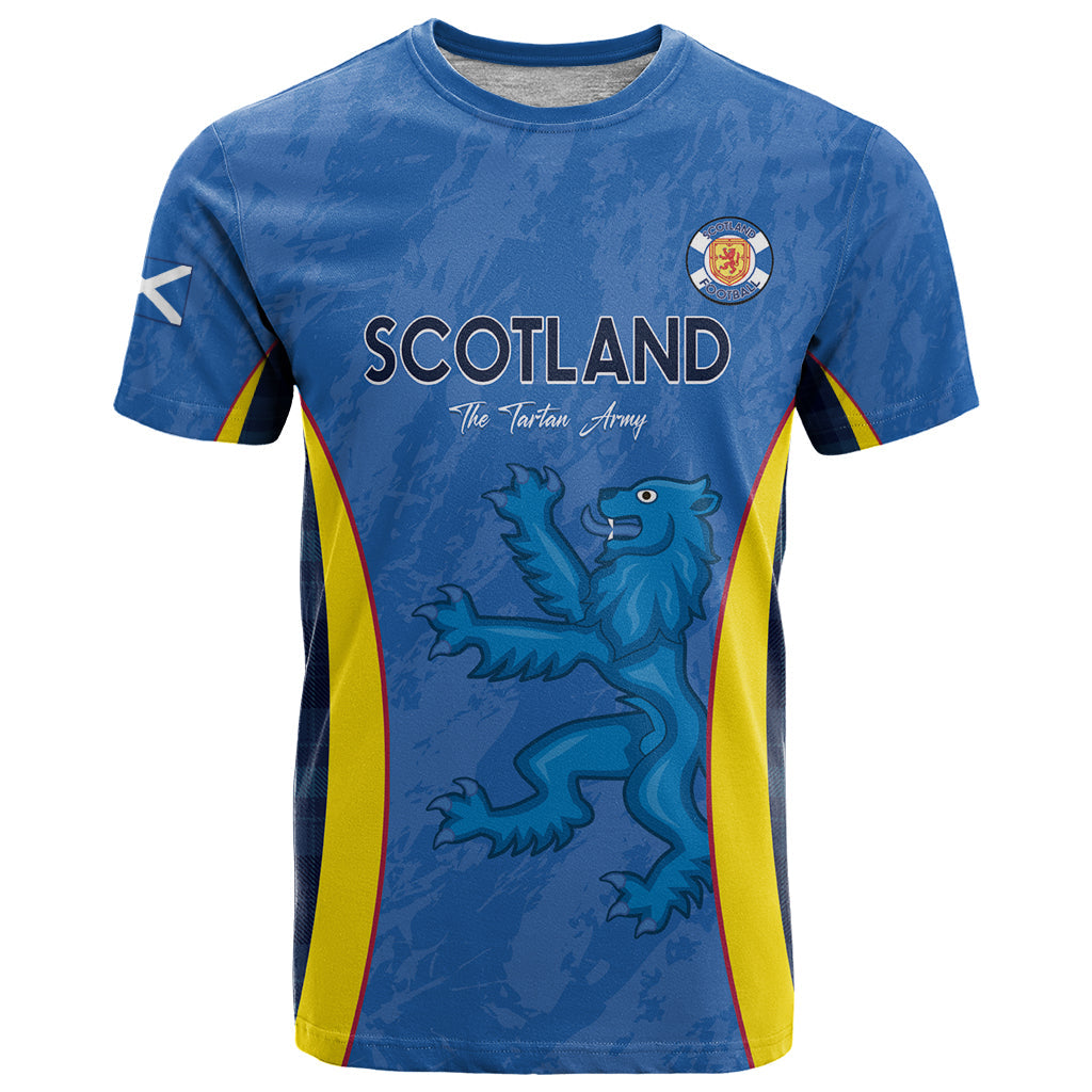 Custom Scotland Football T-Shirt 2024 Go Champions Scottish Graphic Tee